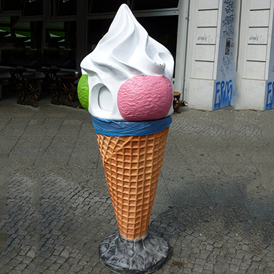 ice cream resin sculpture